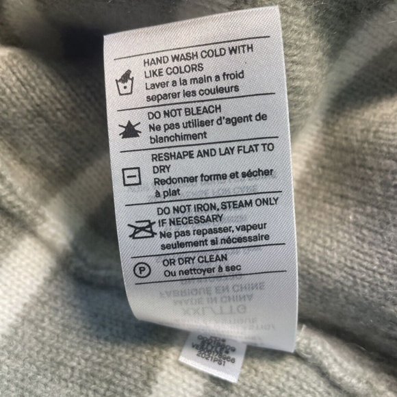 Vince Breton Stripe Boiled Cashmere Funnel Neck $425 NWT - Picture 8 of 8